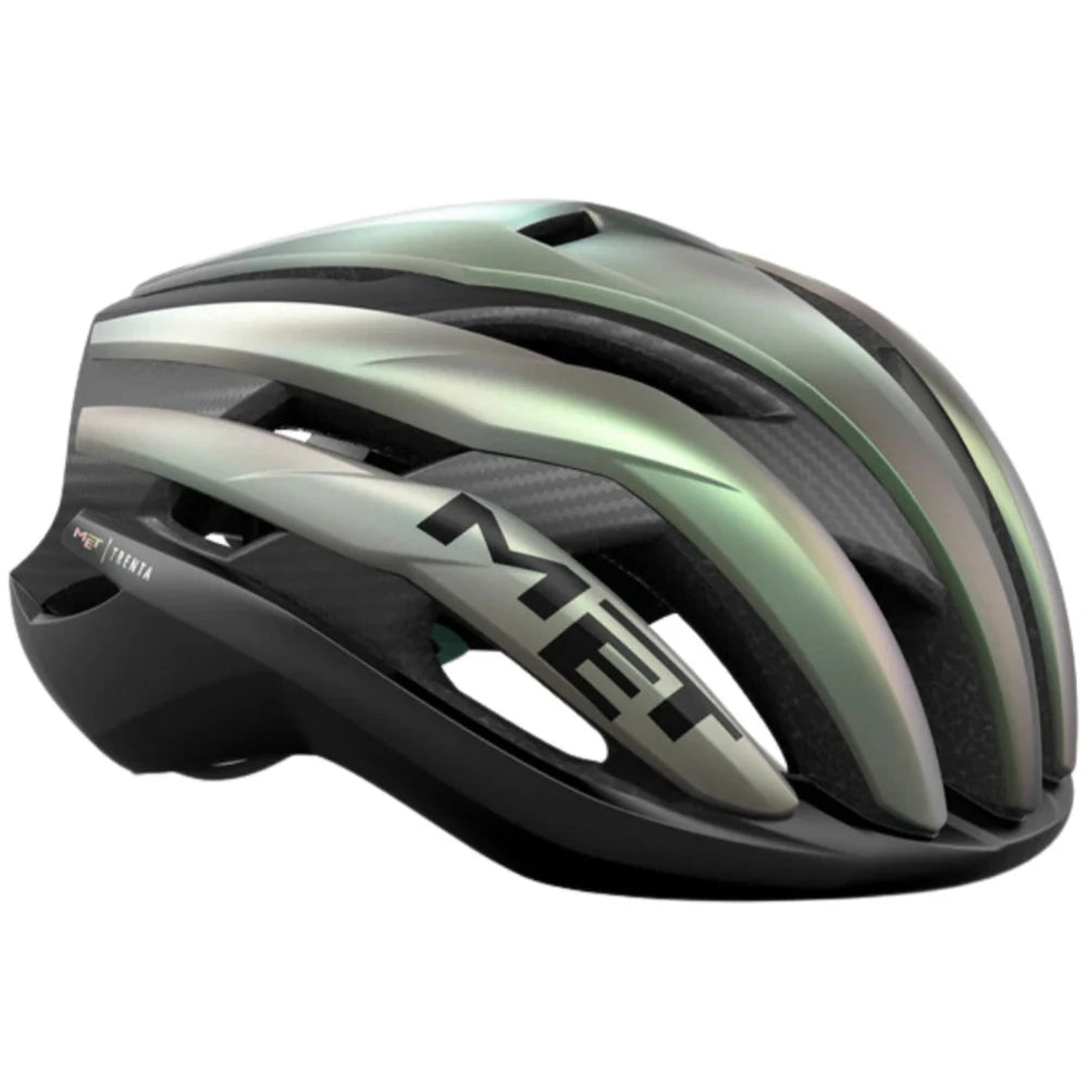 Casco Met Trenta 3K Carbon Mips - Verde grigio - M