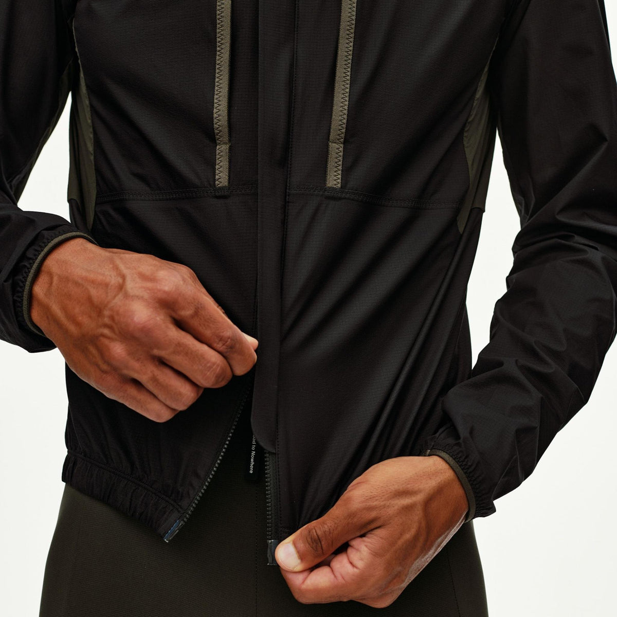 Chaqueta Pas Normal Studios Escapism Hooded Lightweigh - Negro