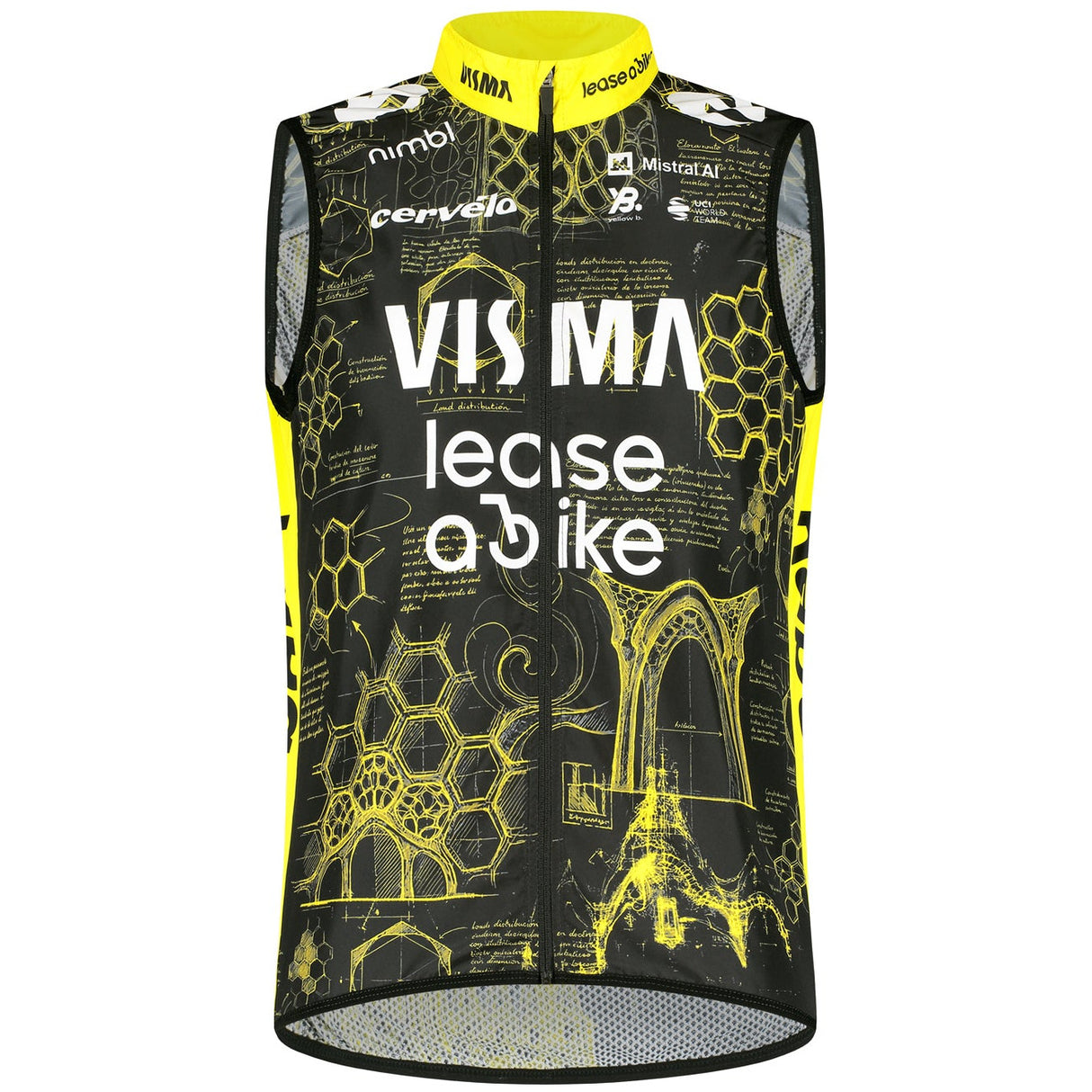 Team Visma Lease a Bike 2026 Wind Dream Like a Champion Weste - Tdf