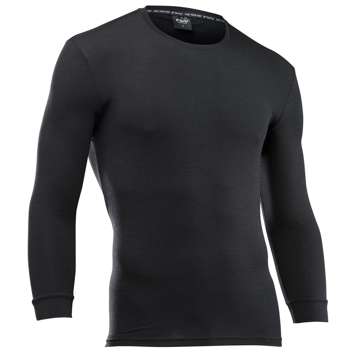 Maillot de corps à manches longues Northwave Surface Merino - Noir