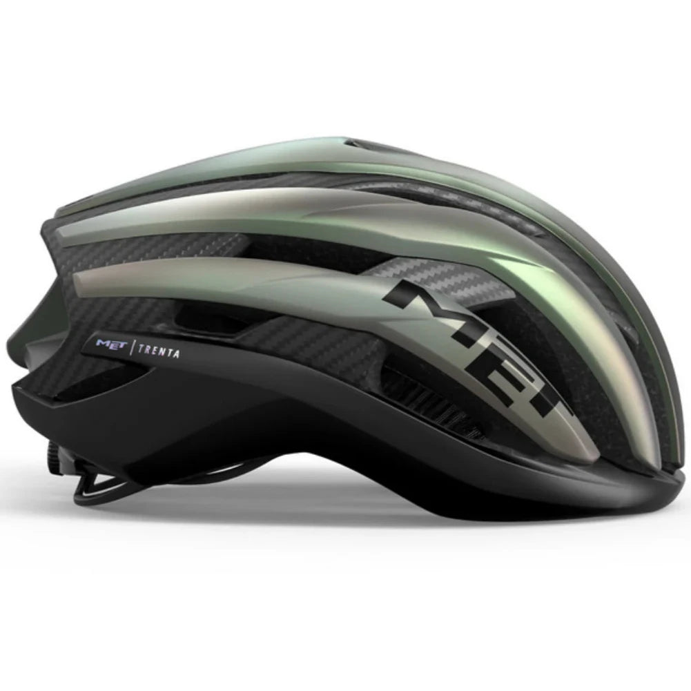 Casco Met Trenta 3K Carbon Mips - Verde grigio - N