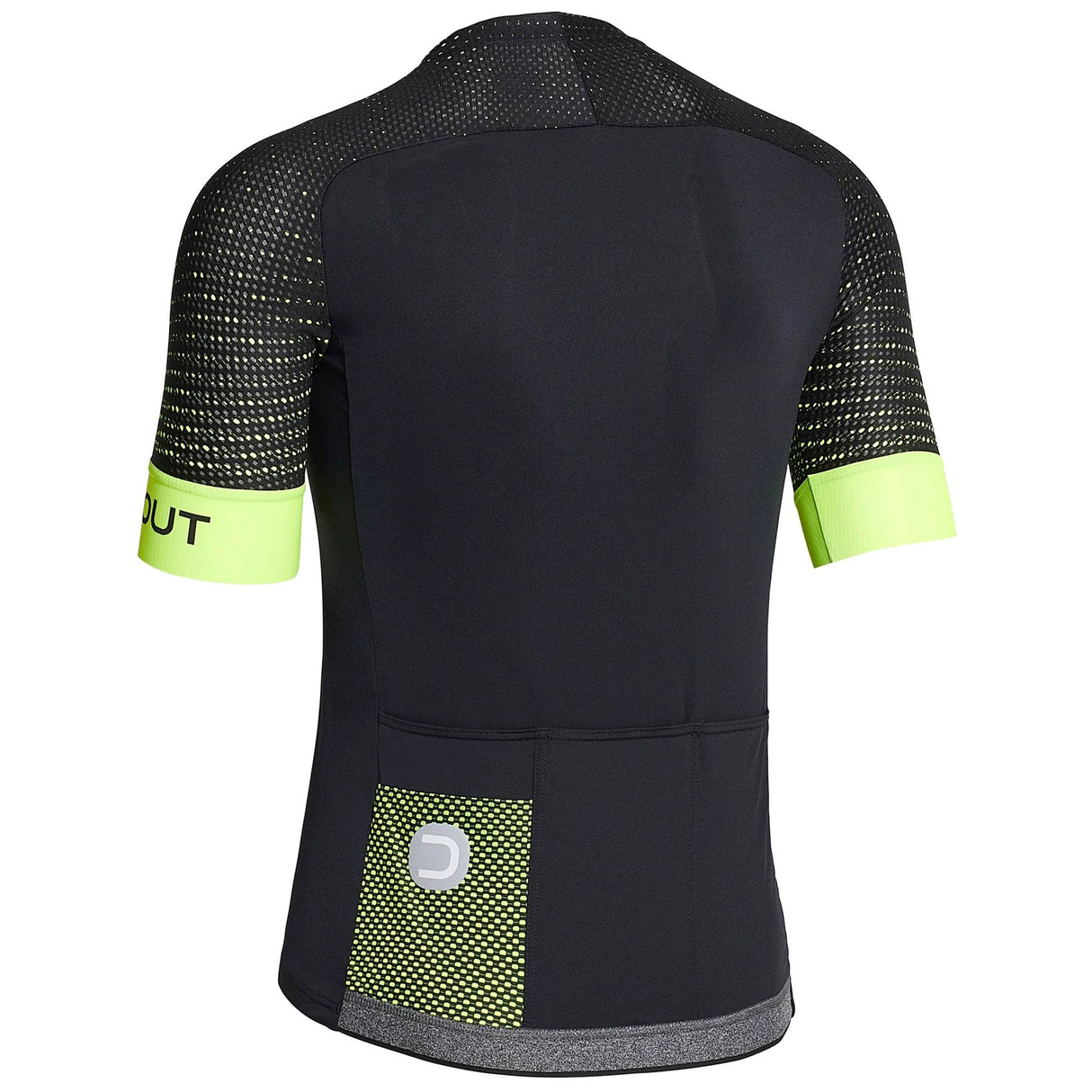 Maglia Dotout Hybrid - nero-giallo fluo - F