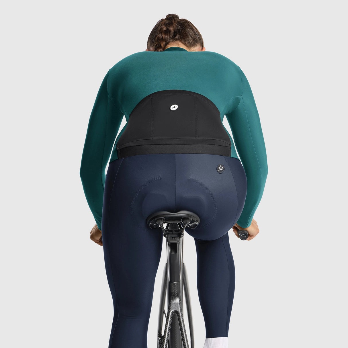 Assos Uma GT Spring Fall C2 woman long sleeves jersey - Dark green