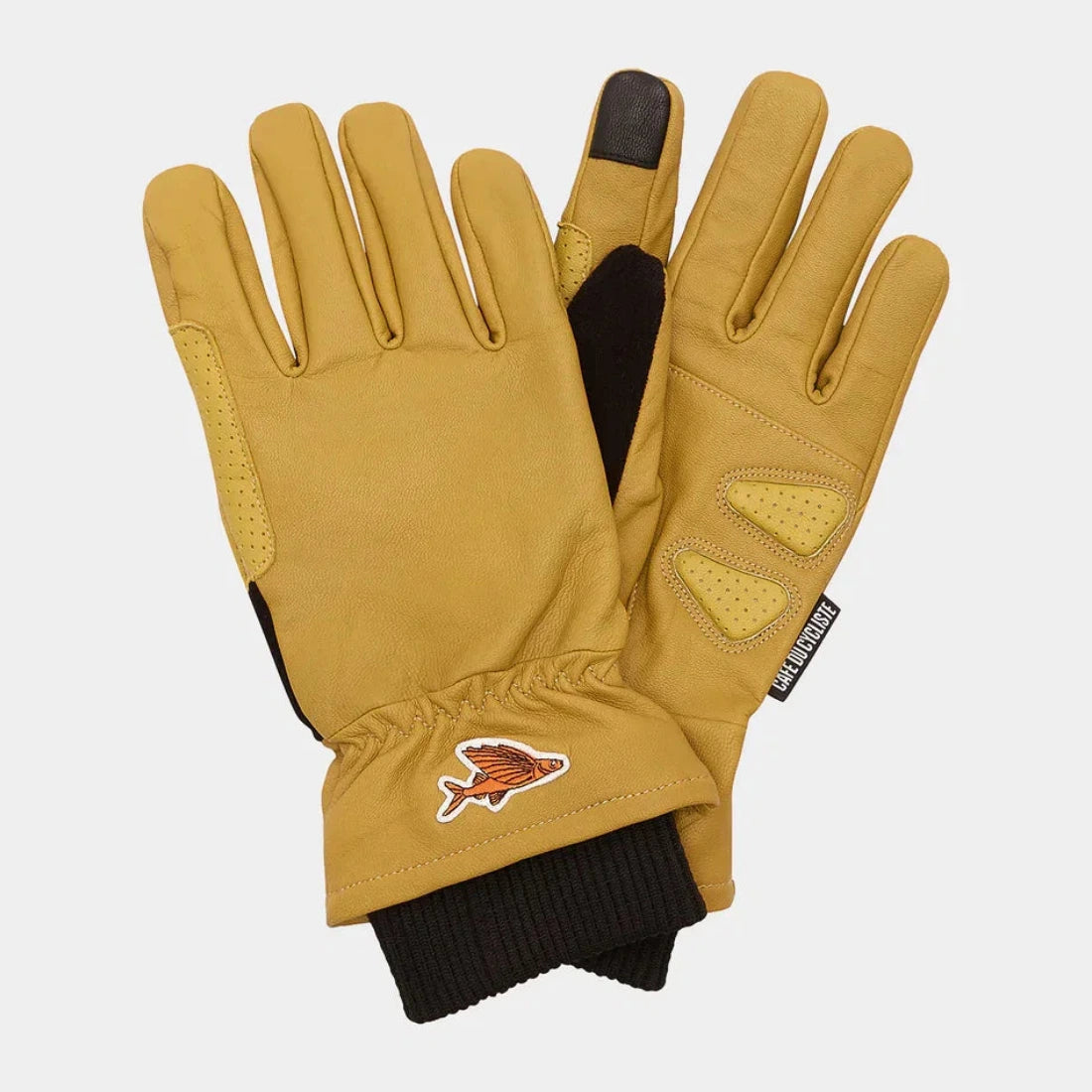 Guanti Cafe du cycliste Leather Gravel - Marrone