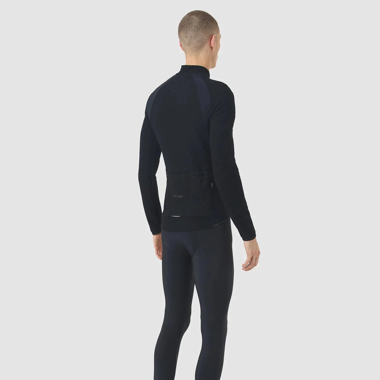 Maglia maniche lunghe Cafe du Cycliste Marguerite - Nero