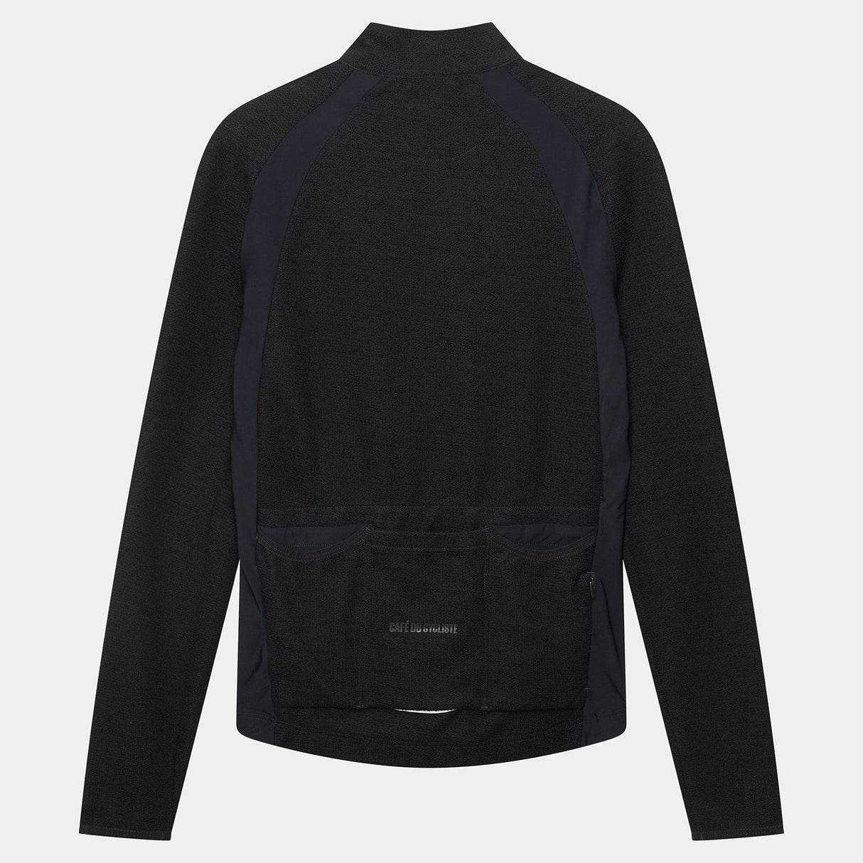Maglia maniche lunghe Cafe du Cycliste Marguerite - Nero