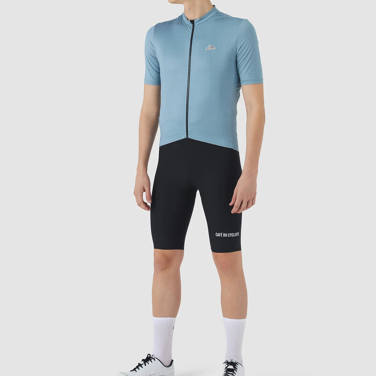 Maglia Cafe du Cycliste Fleurette - Azzurro - N