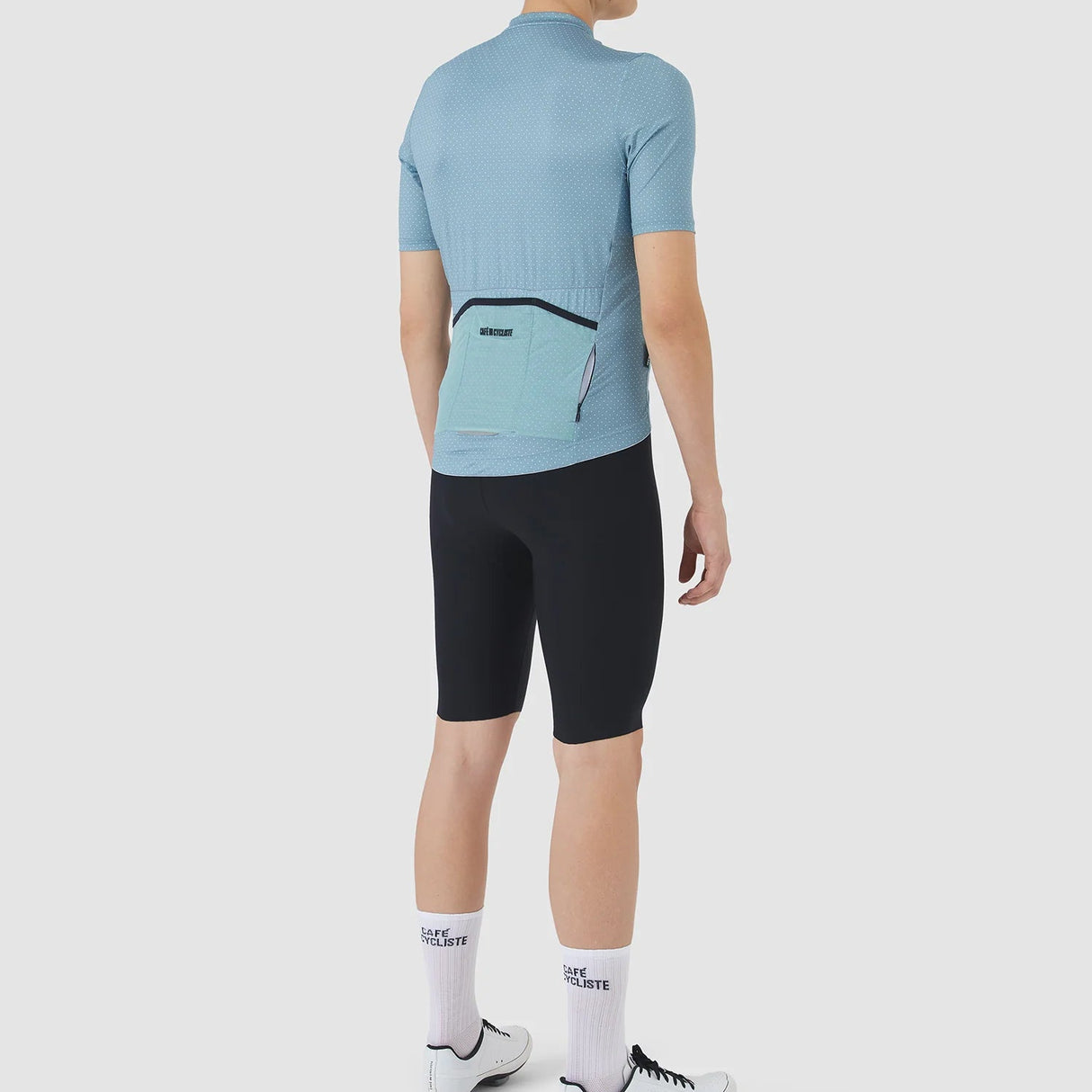 Maglia Cafe du Cycliste Fleurette - Azzurro - O