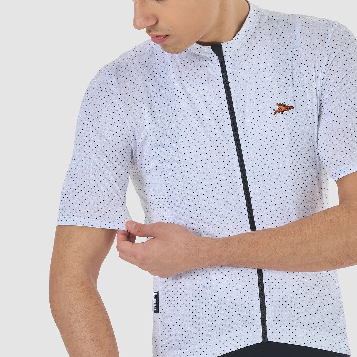 Maglia Cafe du Cycliste Fleurette - Bianco - C