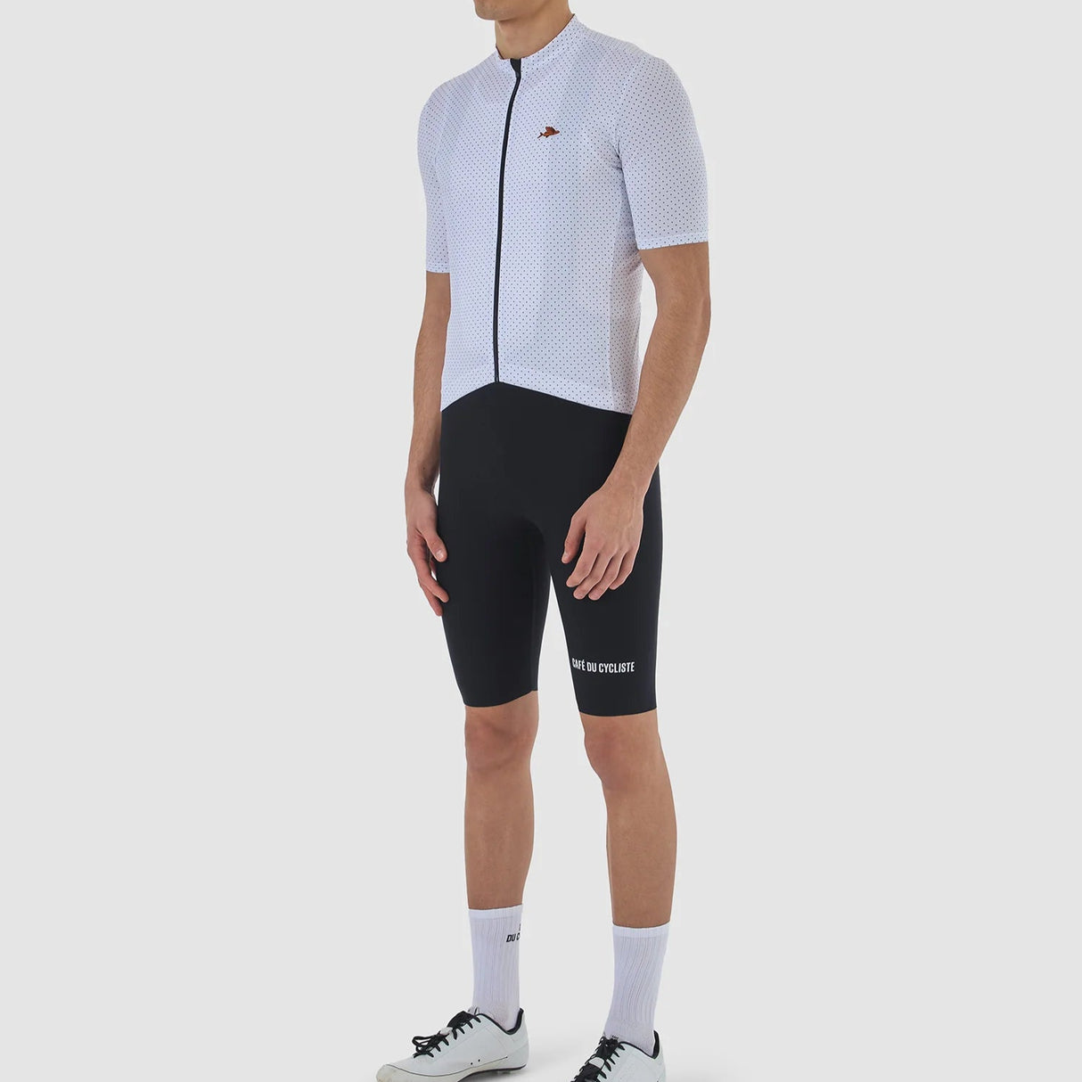 Maglia Cafe du Cycliste Fleurette - Bianco - D