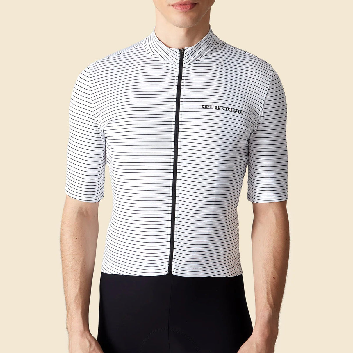 Maglia Cafe du Cycliste Francine - Bianco - I
