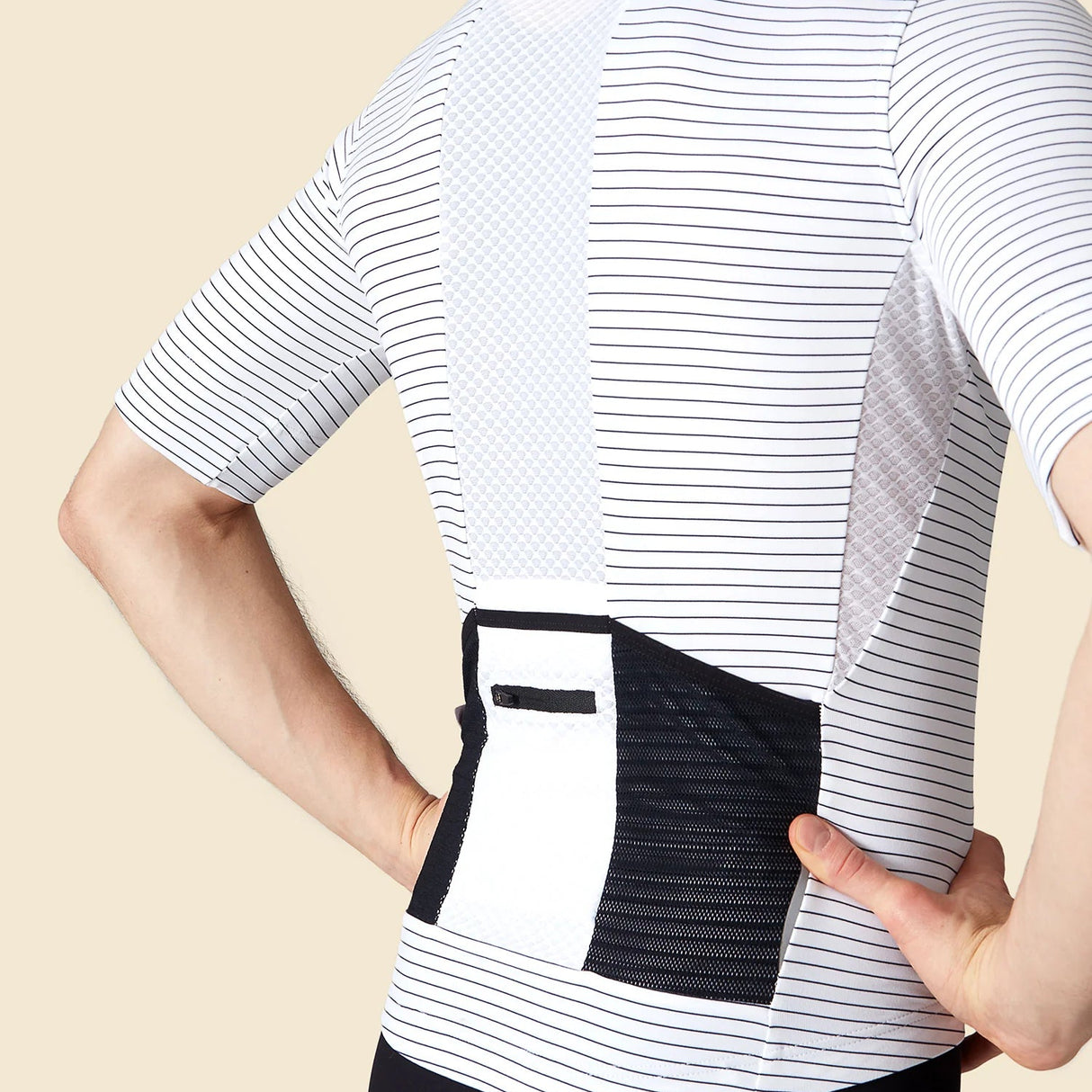 Maglia Cafe du Cycliste Francine - Bianco - L