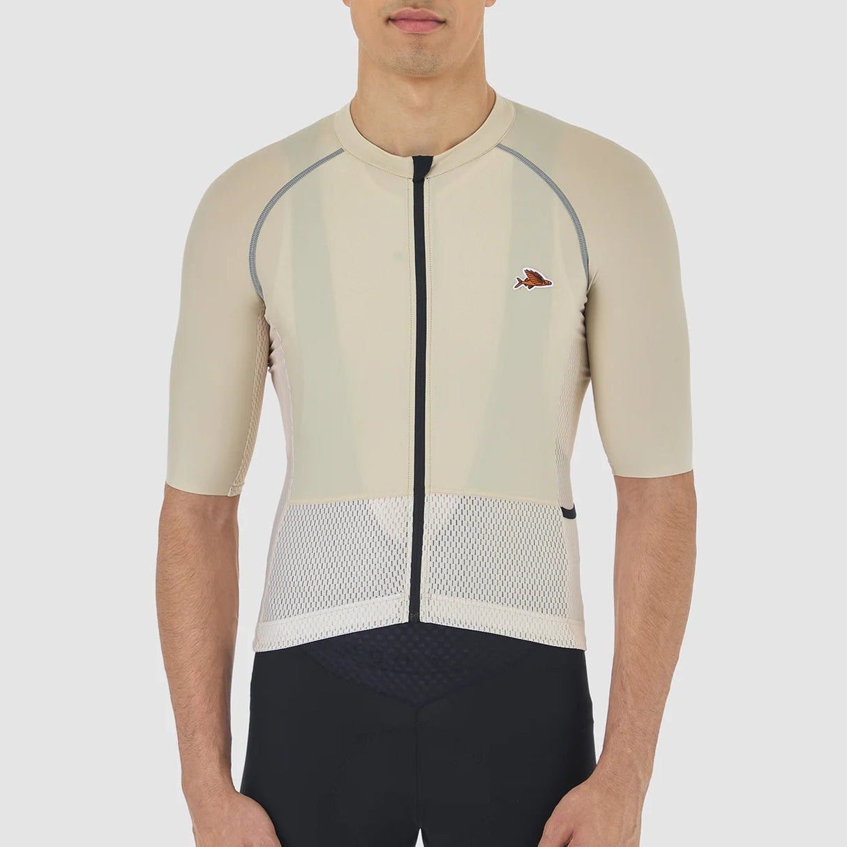 Maglia Cafe du Cycliste Magda - Beige - N
