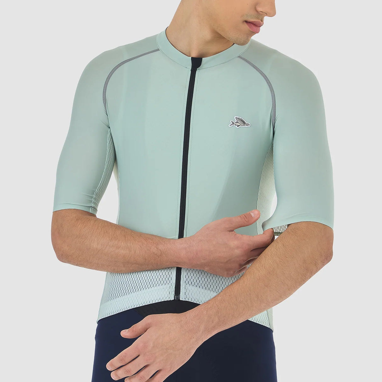 Maglia Cafe du Cycliste Magda - Azzurro - N