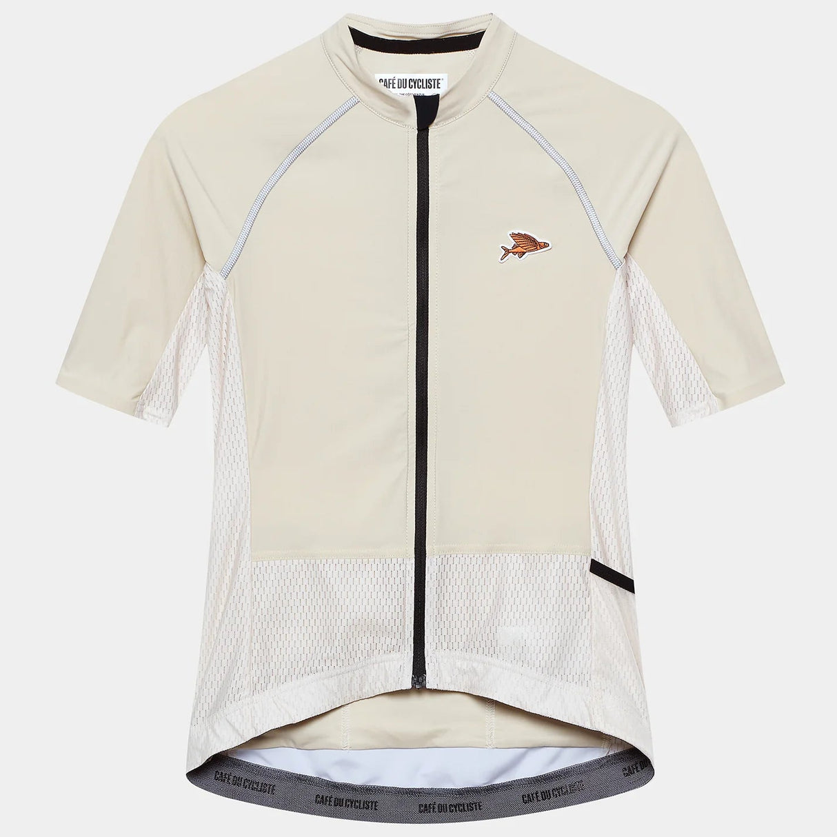 Maglia donna Cafe du Cycliste Magda - Beige - H
