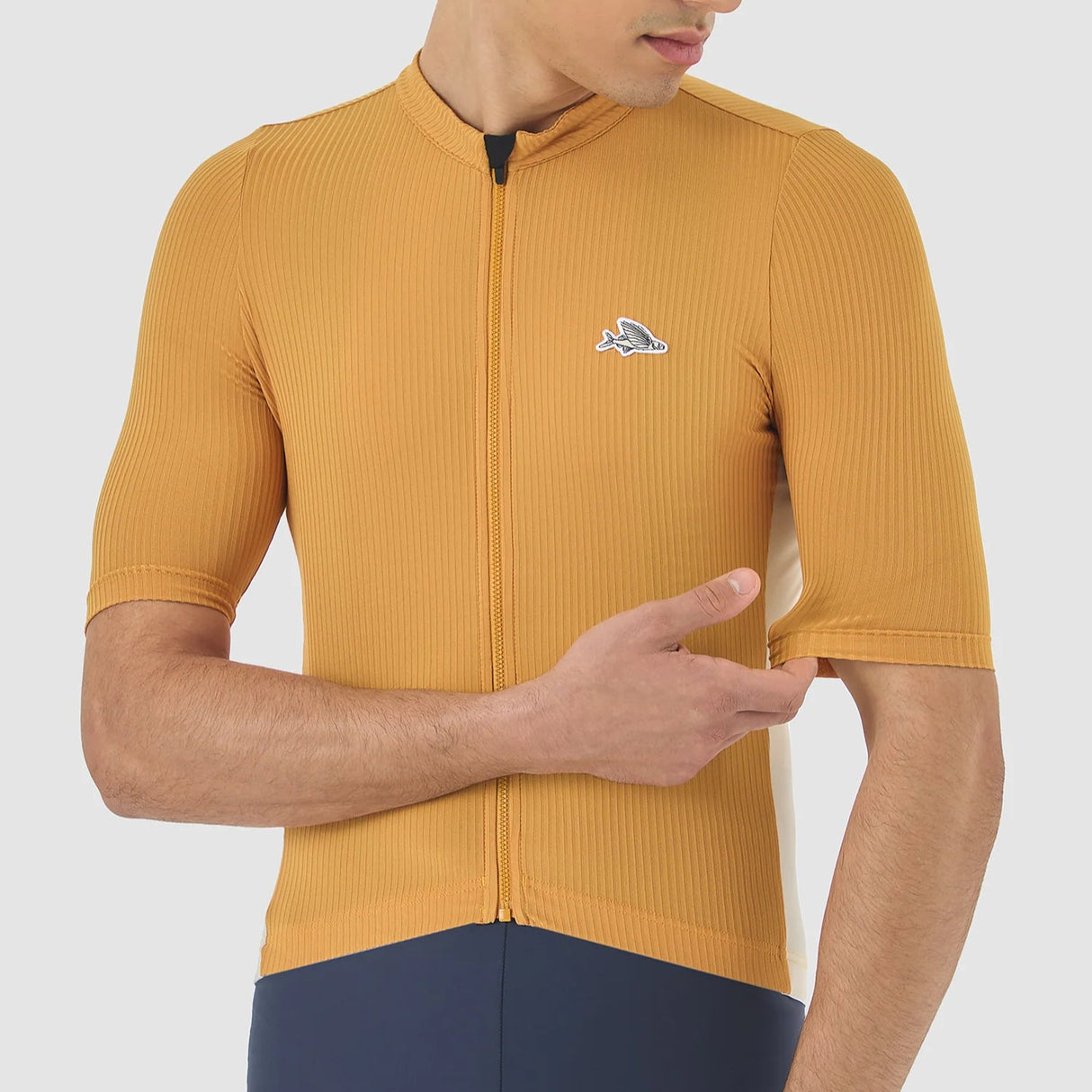 Maglia Cafe du Cycliste Romy - Giallo - B
