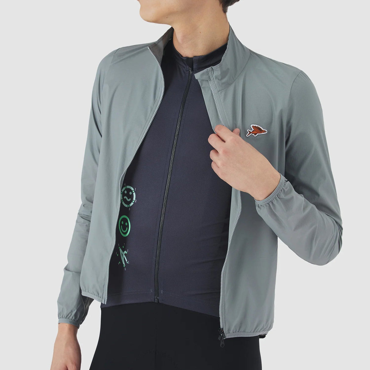 Mantellina Cafe du Cycliste Edith - Grigio - C