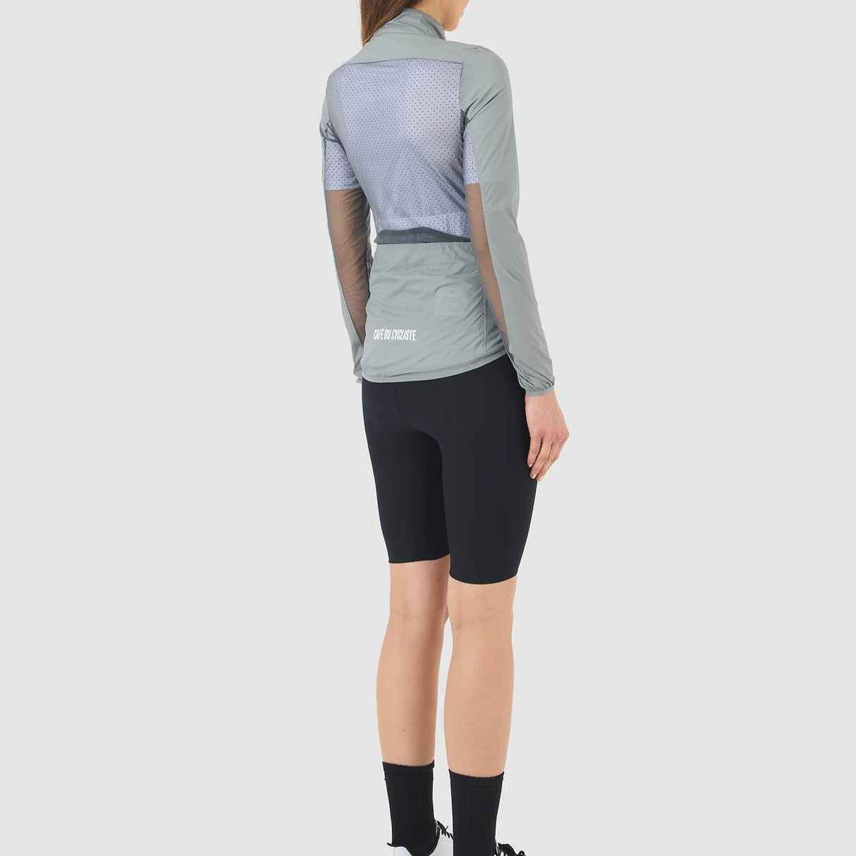 Mantellina donna Cafe du Cycliste Edith - Grigio - M