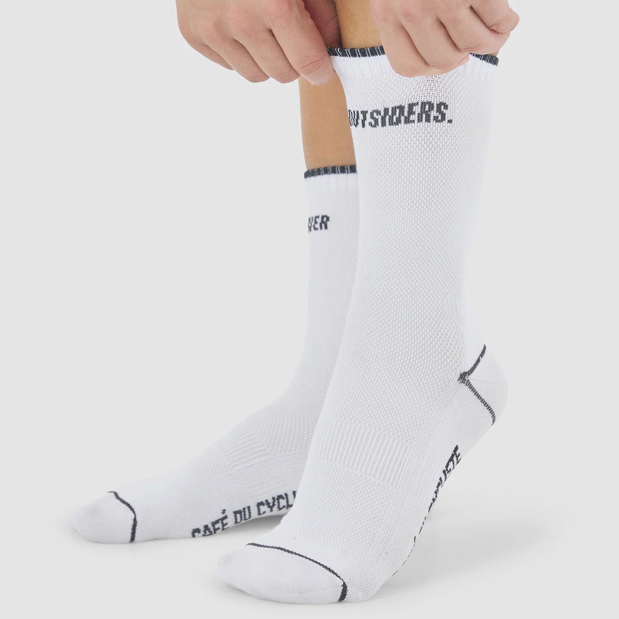 Calze Cafe du Cycliste Motto - Bianco - N