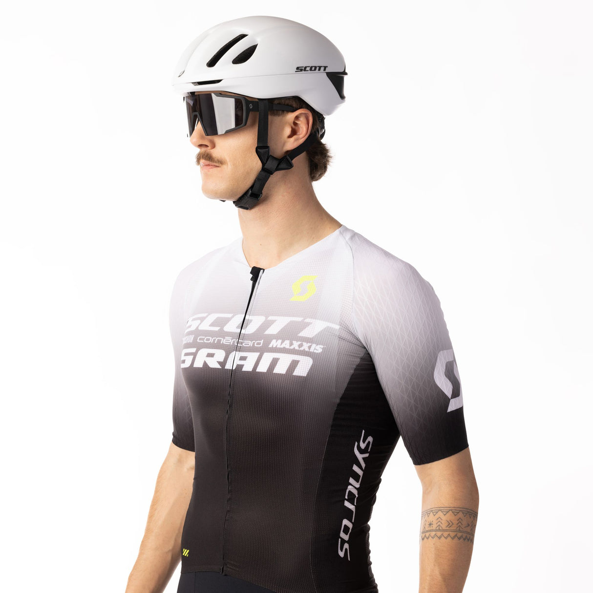 Casco Scott Cadence Plus - Bianco - B