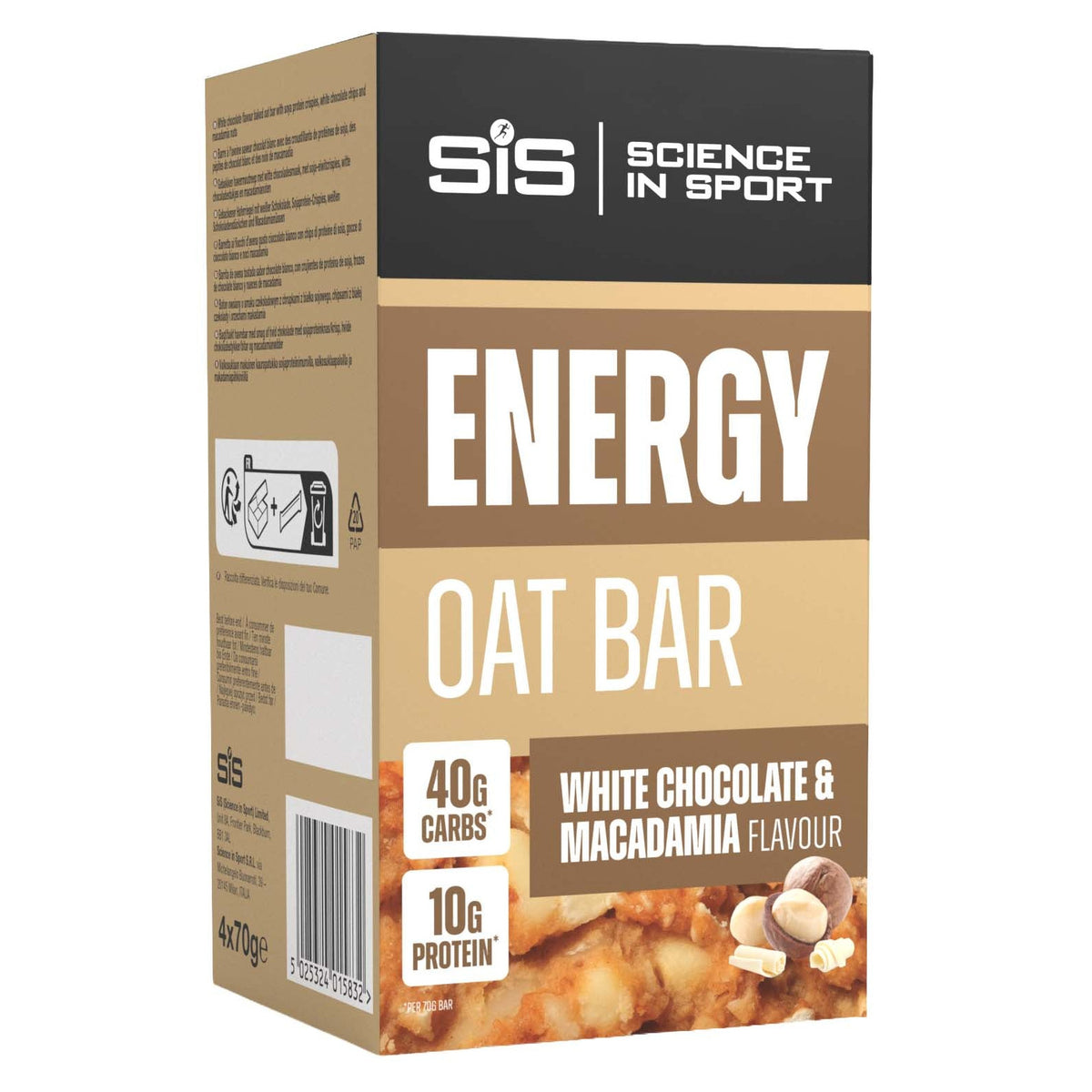 Barre SiS Go Energy Oat Bar 4x70g - White Chocolate Macadamia