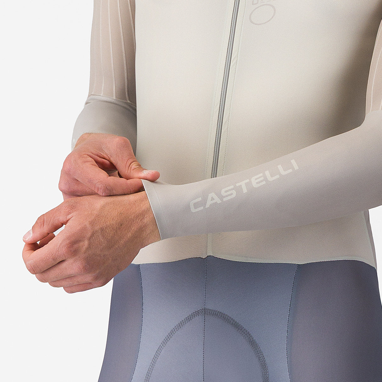 Body Castelli Body Paint 5 TT Speedsuit - Grigio chiaro Castelli