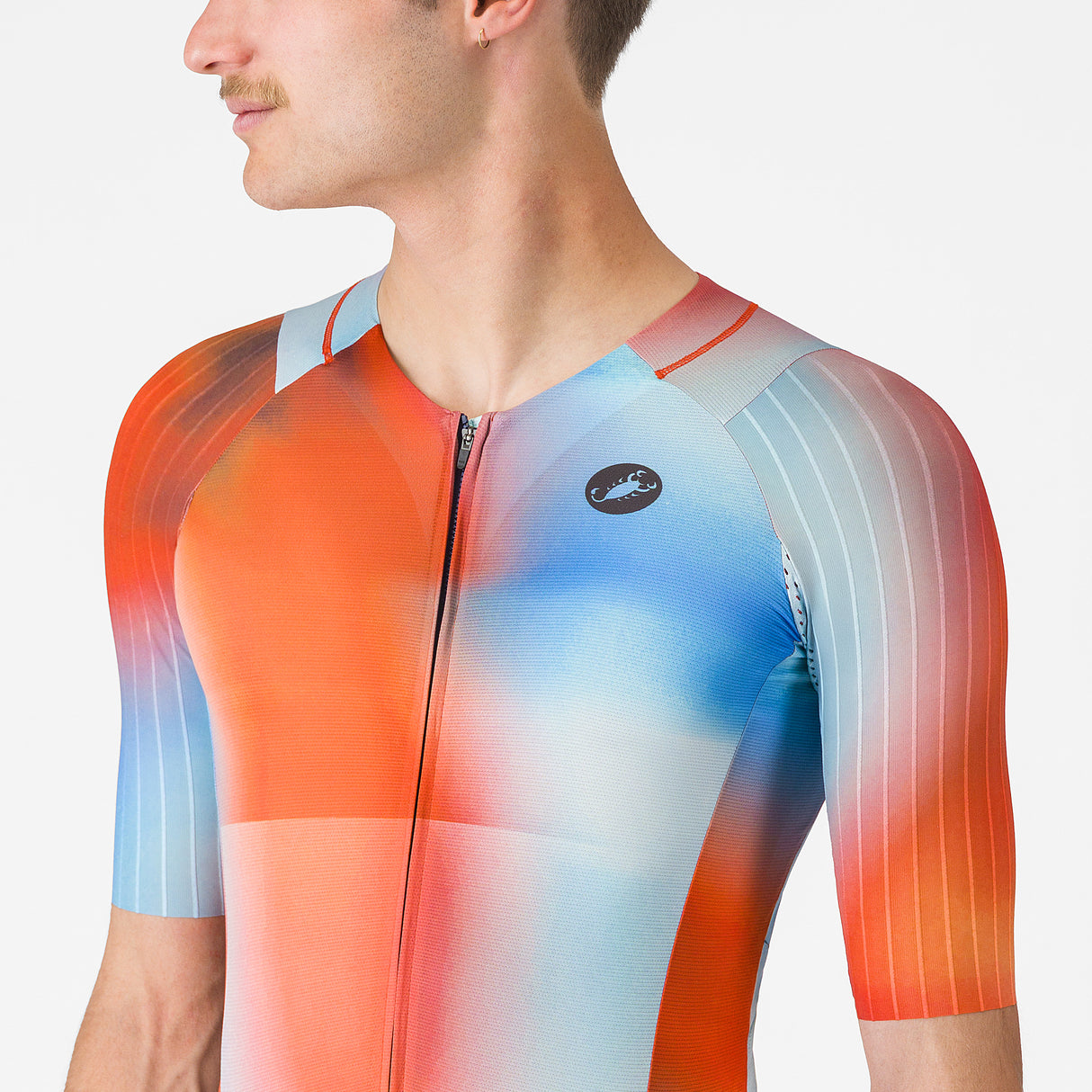 Castelli Free Sanremo 3 Suit skinsuit - Orange
