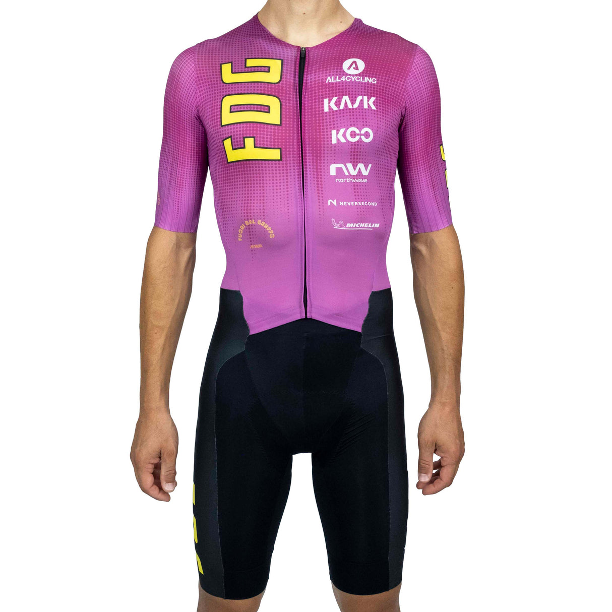 Body Fuori dal Gruppo Aero - Viola All4cycling