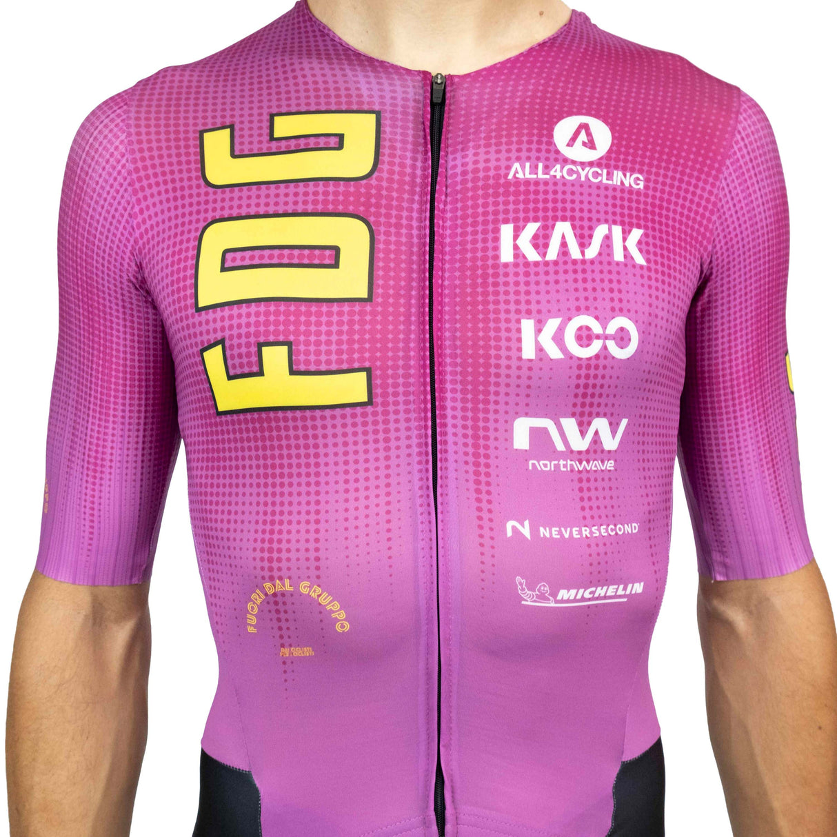 Body Fuori dal Gruppo Aero - Viola All4cycling