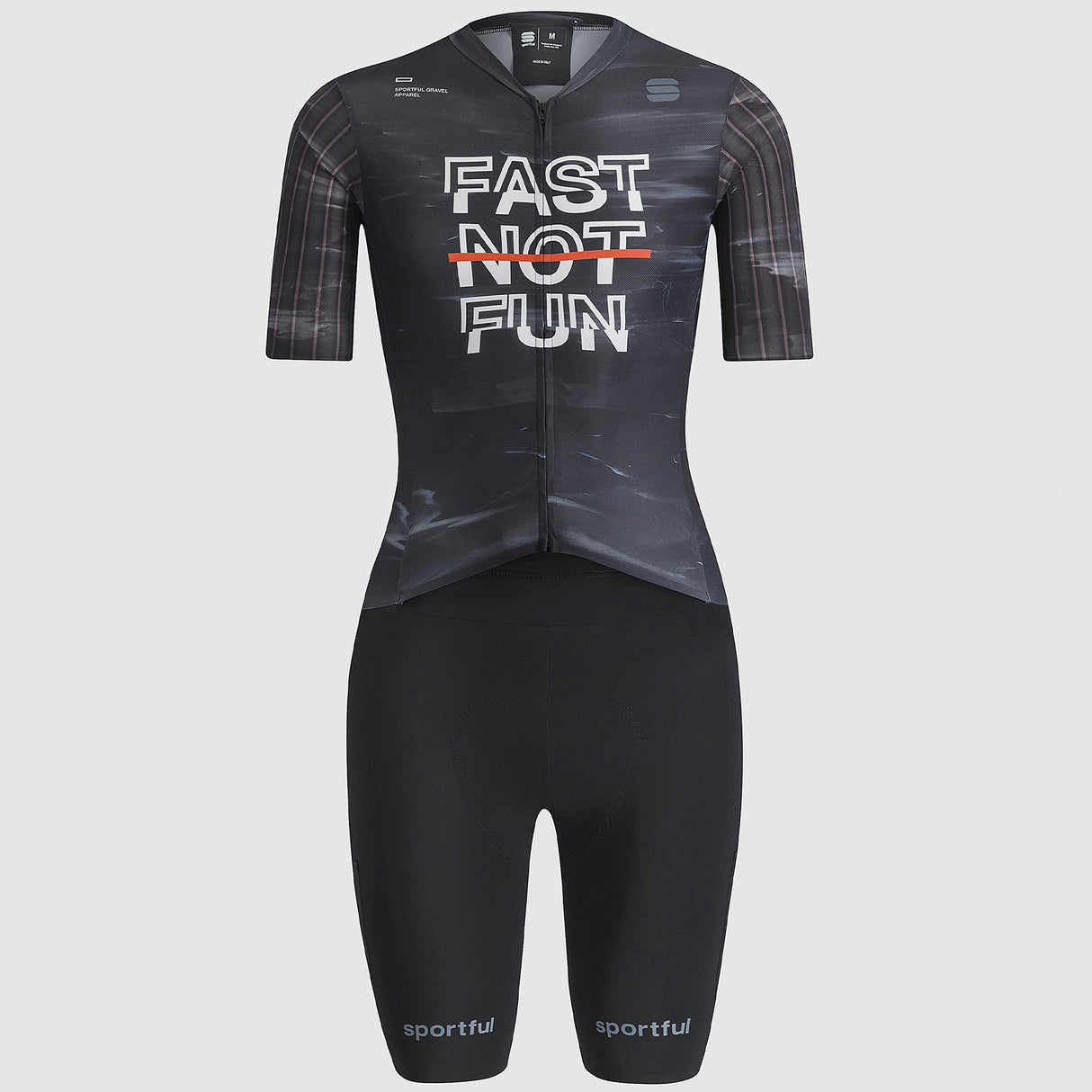 Body donna Sportful Fast Not Fun - Nero Sportful
