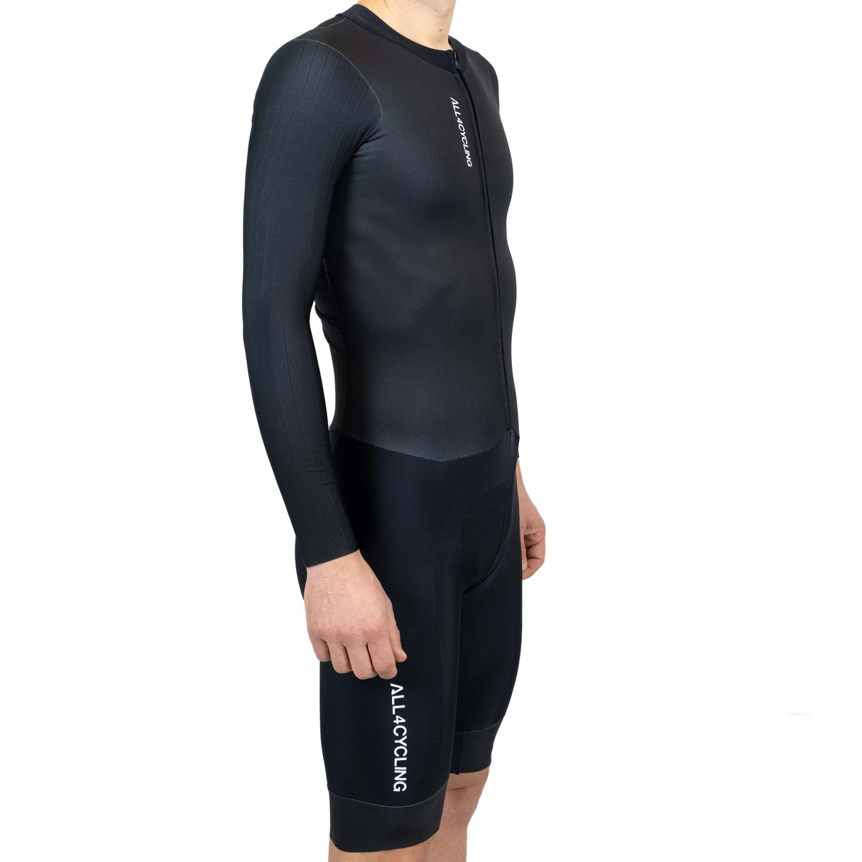 Body maniche lunghe All4cycling Team - Nero All4cycling