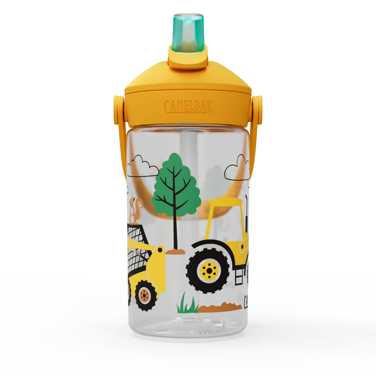 Borraccia bambino Camelbak Thrive Flip Straw 410 ml - Tractors Camelbak