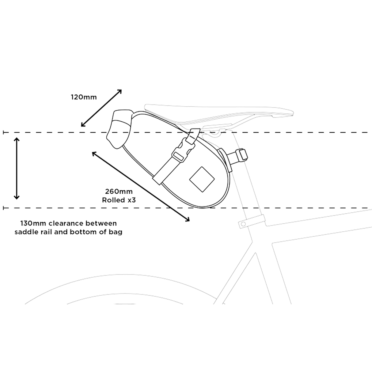 Borsa sottosella Restrap 2.5L - Arancio Restrap