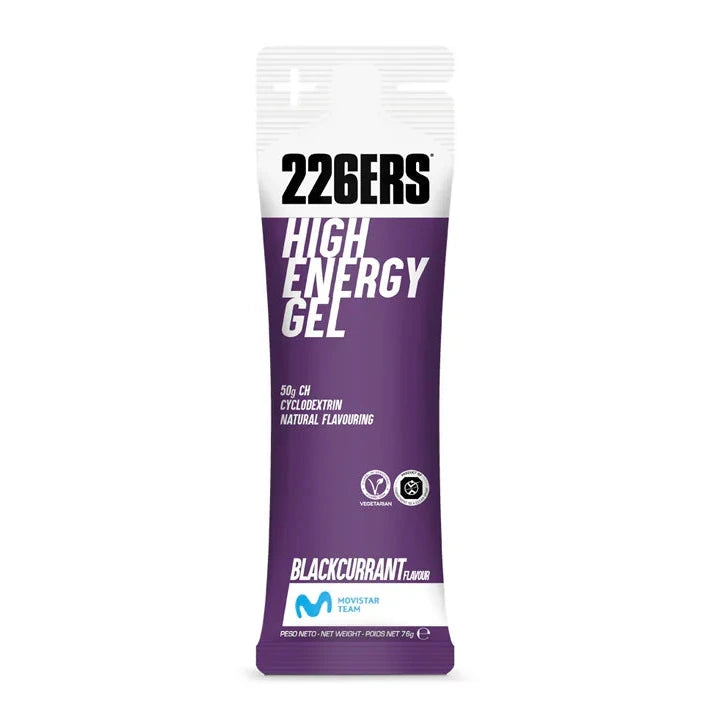 Box High Energy Gel 226ers Bcaa 6 x 76g - Ribes nero 226ERS