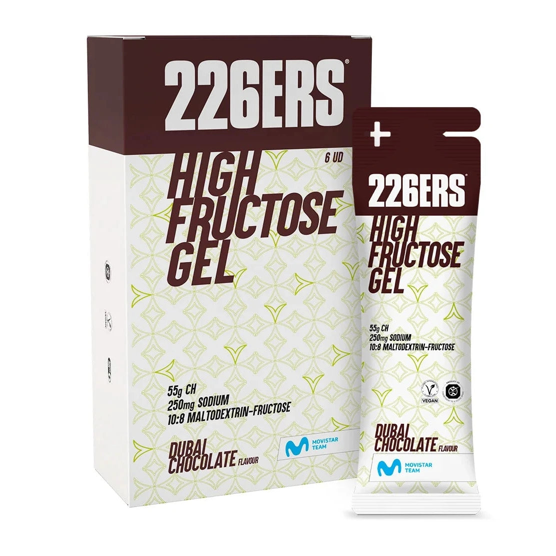 Box High Fructose Gel 226ers 6x80g - Dubai Chocolate 226ERS