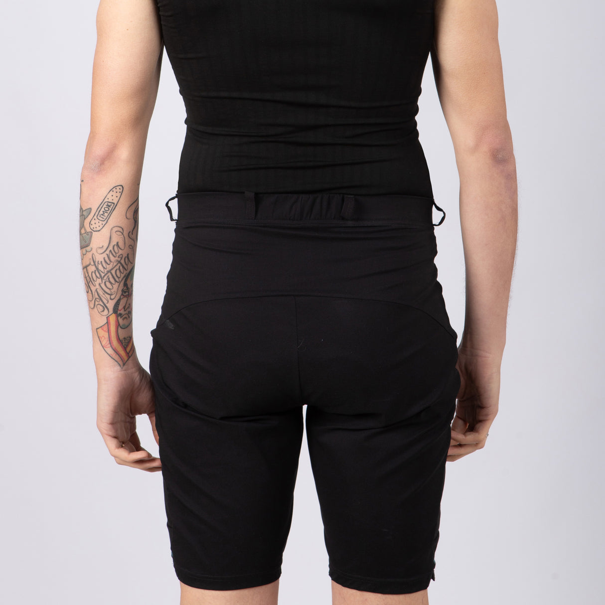 Baggy Jëuf Pro Gravel con fondello - Nero - I