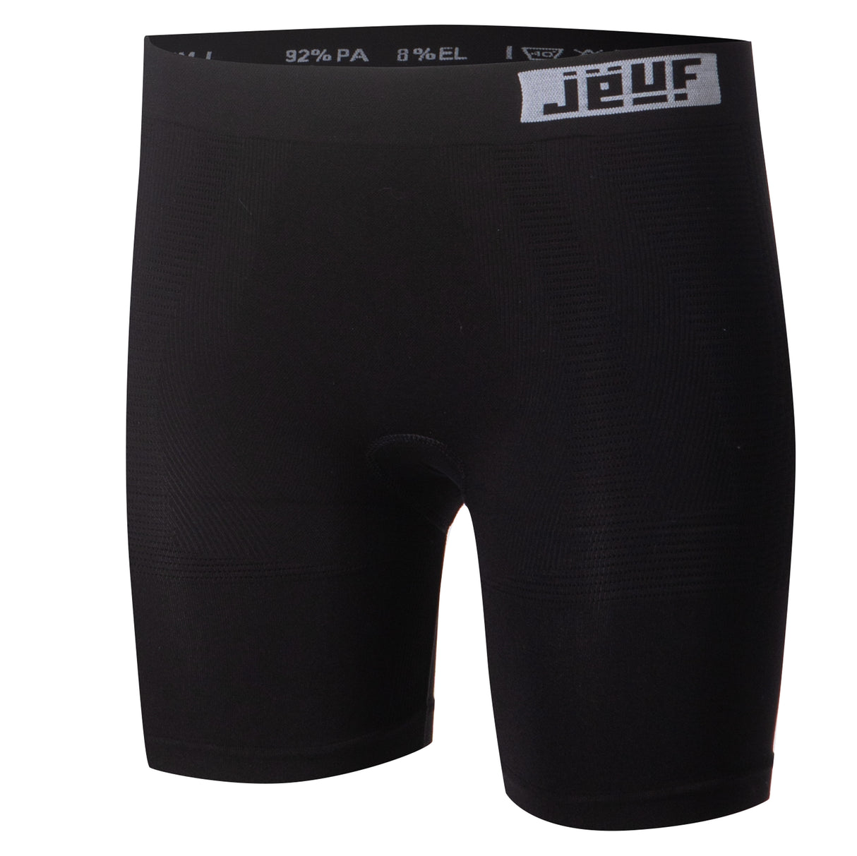 Boxer intimo Jëuf Essential donna con fondello - Nero - F