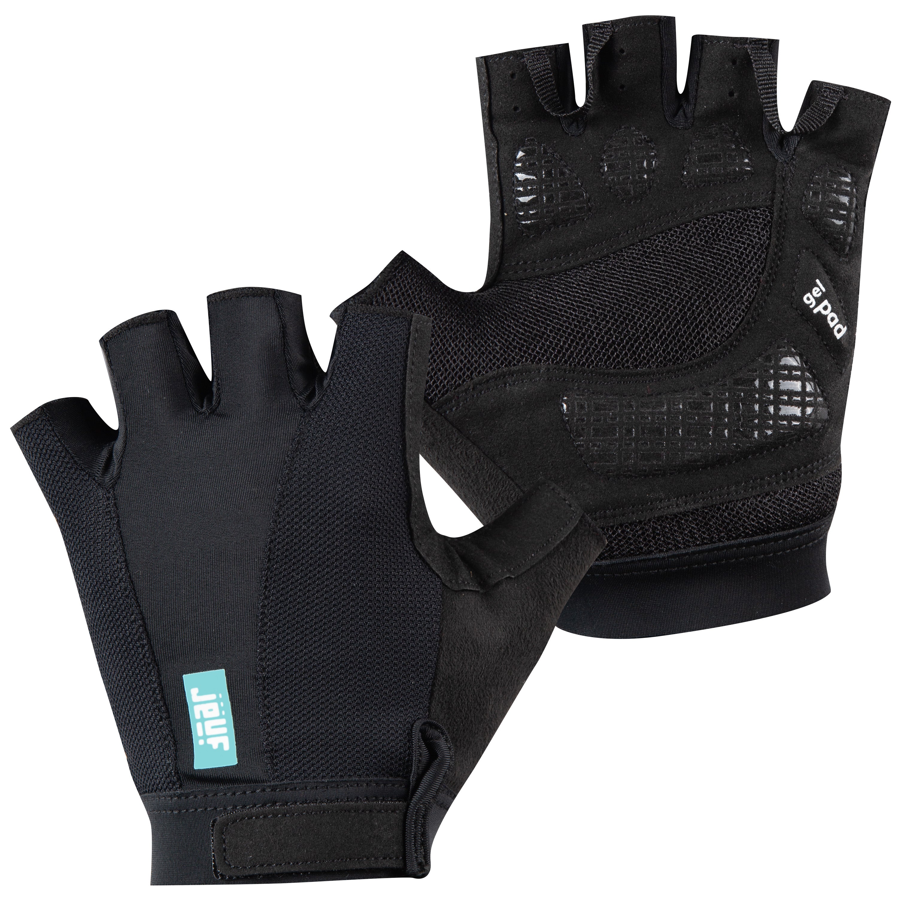 Jëuf Essential Solid kurze Handschuhe - Schwarz