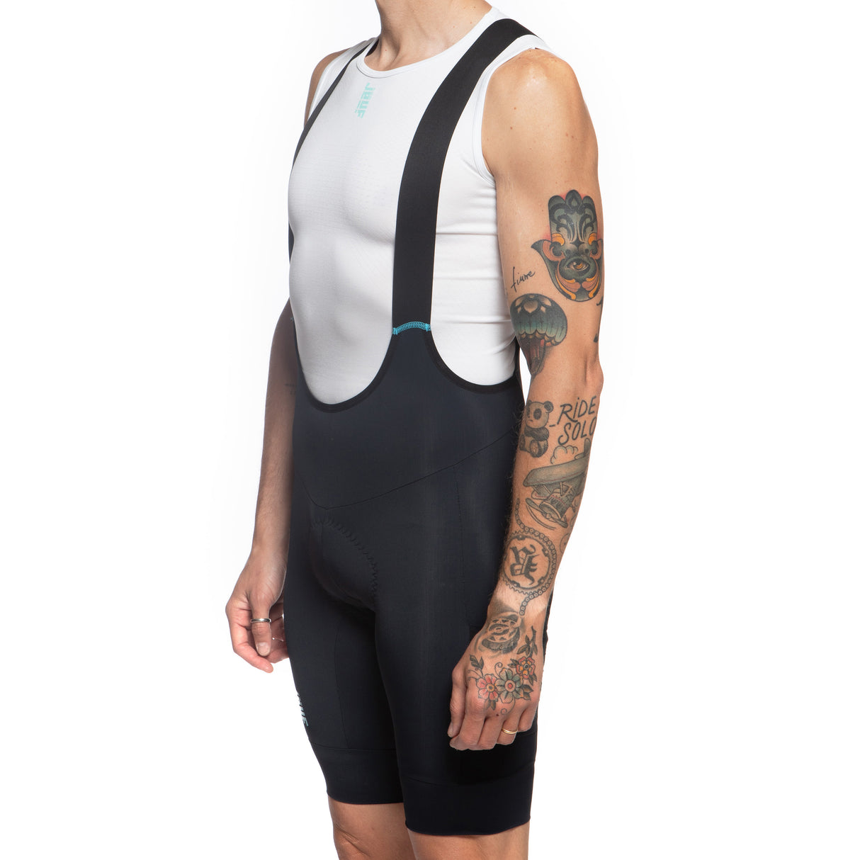 Jëuf Pro Gravel Cargo Trägerhosen - Schwarz