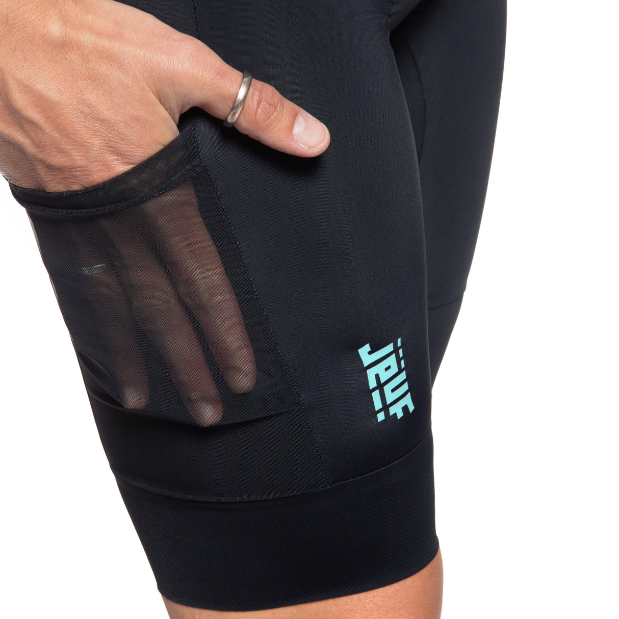 Jëuf Pro Gravel Cargo Trägerhosen - Schwarz