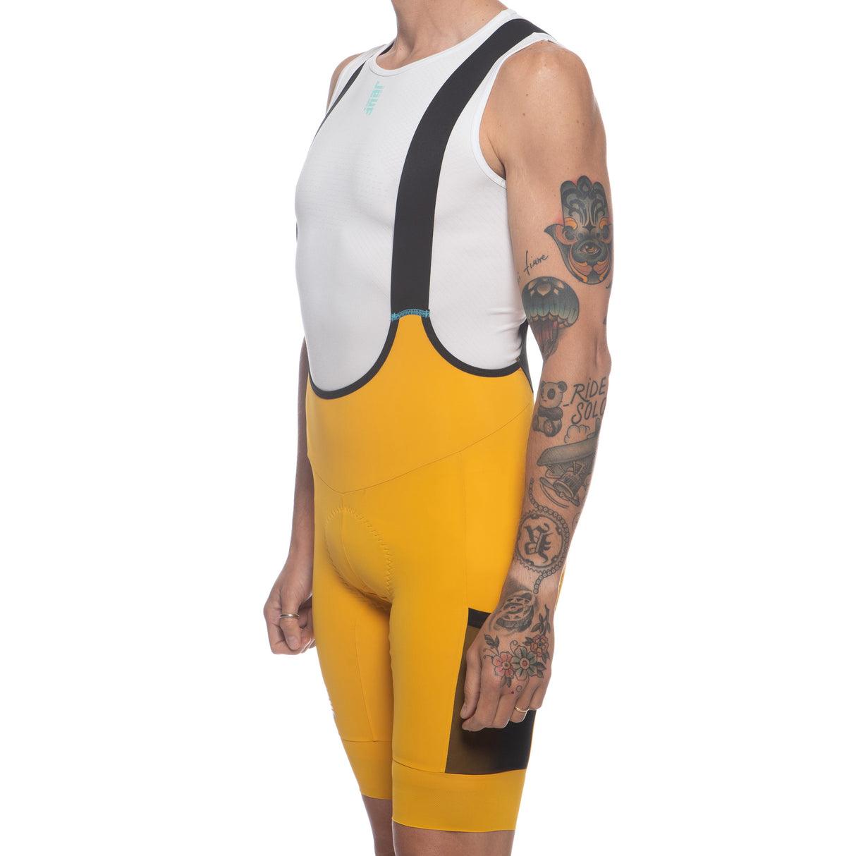 Jëuf Pro Gravel Cargo Trägerhosen - Gelb