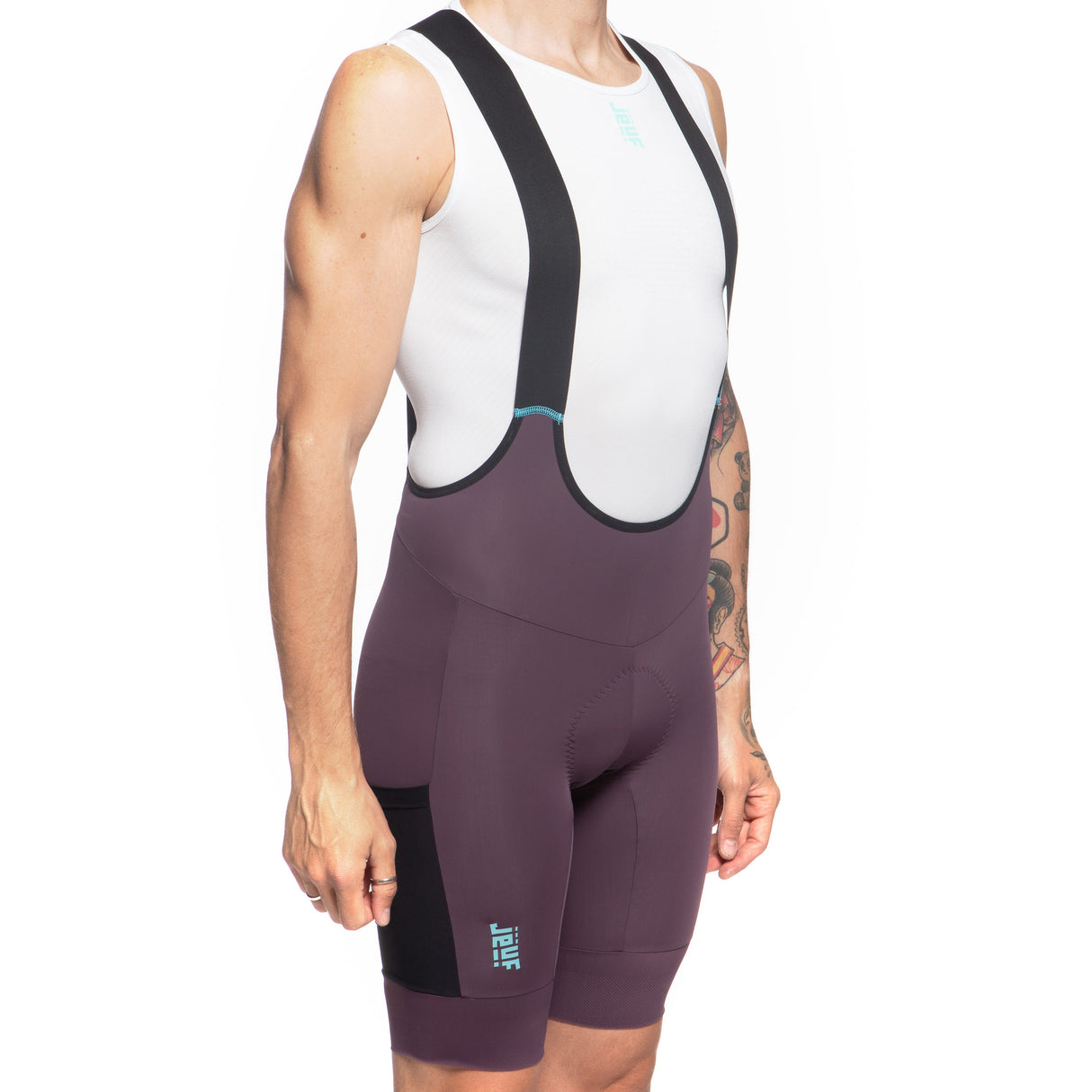 Cuissard à bretelles Jëuf Pro Gravel Cargo - Bordeaux