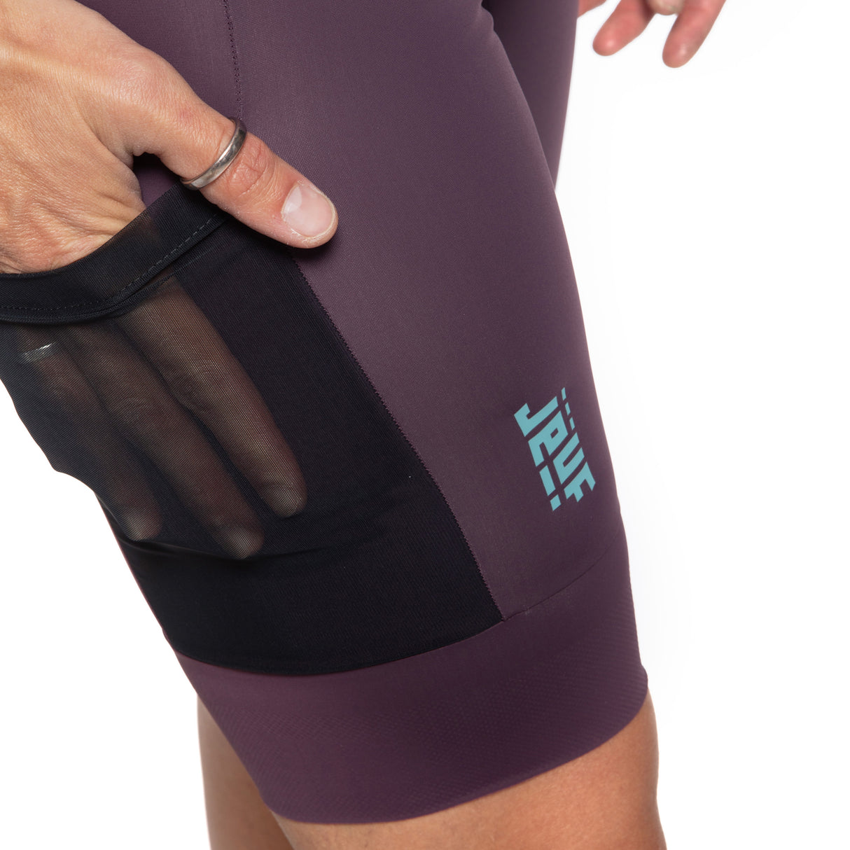 Cuissard à bretelles Jëuf Pro Gravel Cargo - Bordeaux