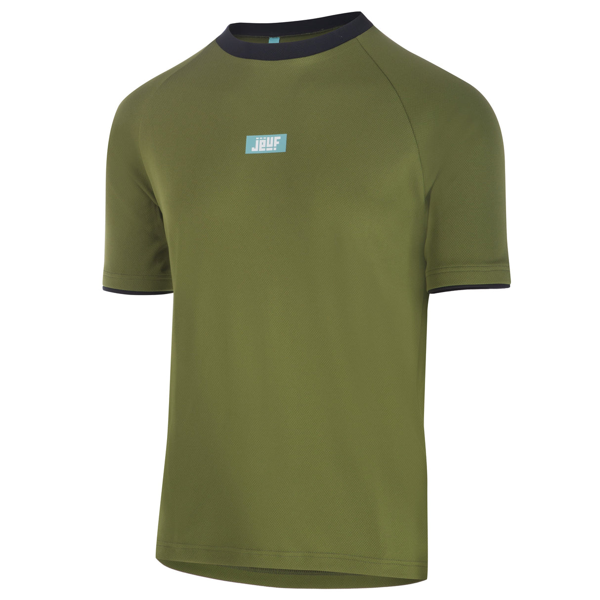 Maglia Jëuf Essential MTB Solid uomo manica corta - Verde militare - P
