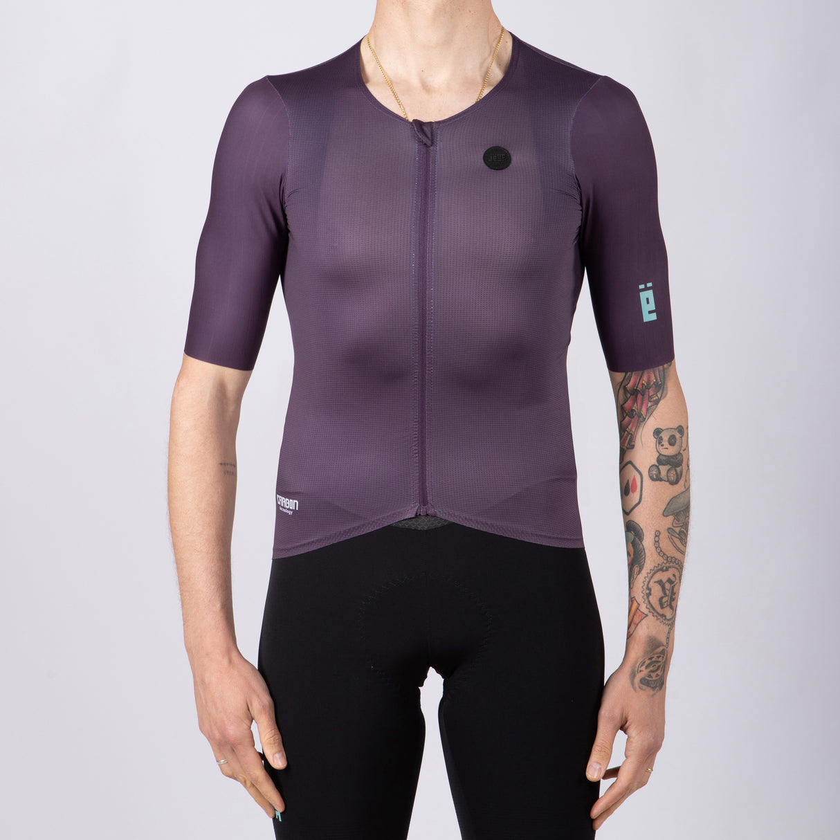 Maglia Jëuf Pro Race Carbon - Vino - F