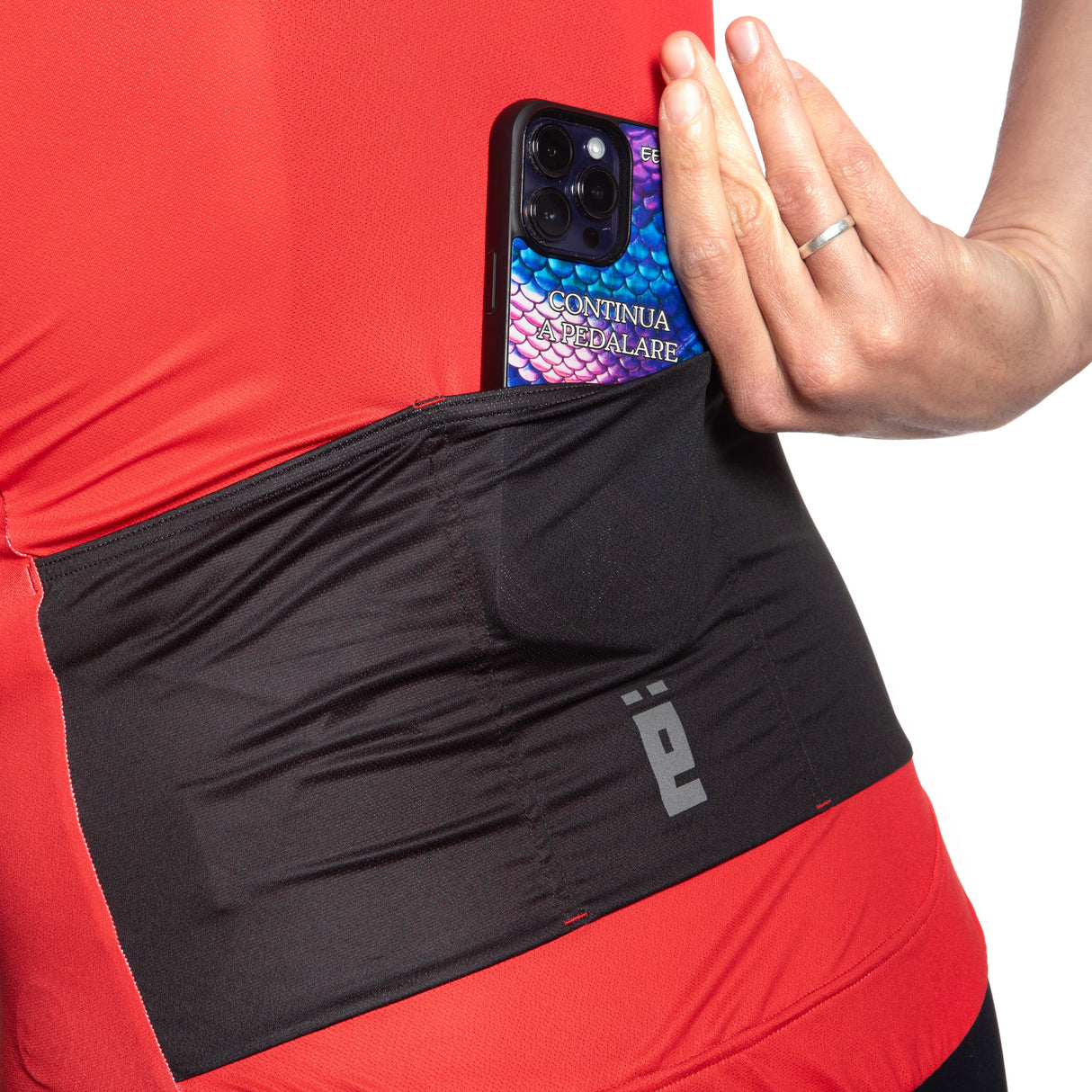 Maillot Jëuf Train - Rojo