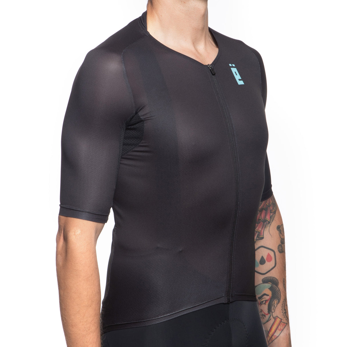 Maillot Jëuf Train - Negro