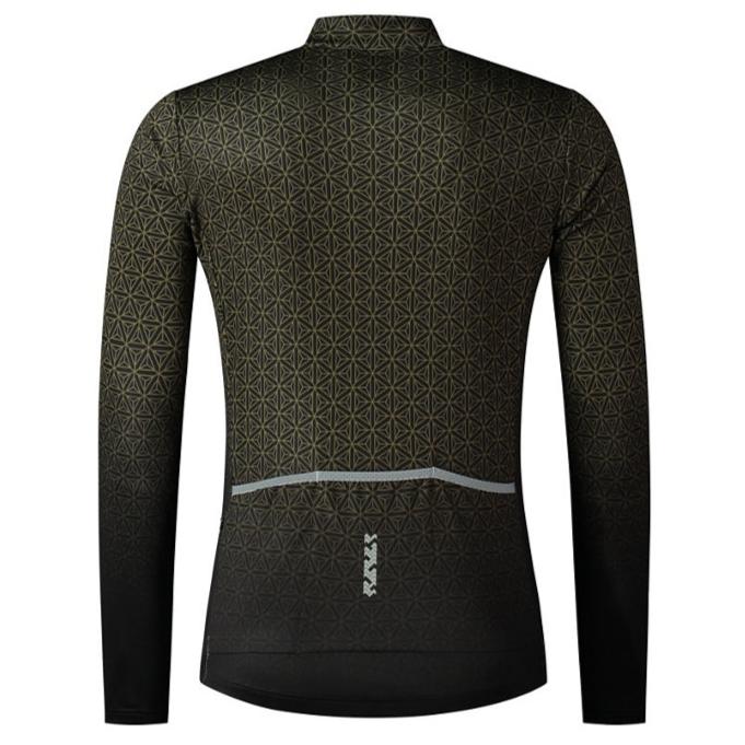 Maglia maniche lunghe Shimano Vertex Printed - Nero verde - E