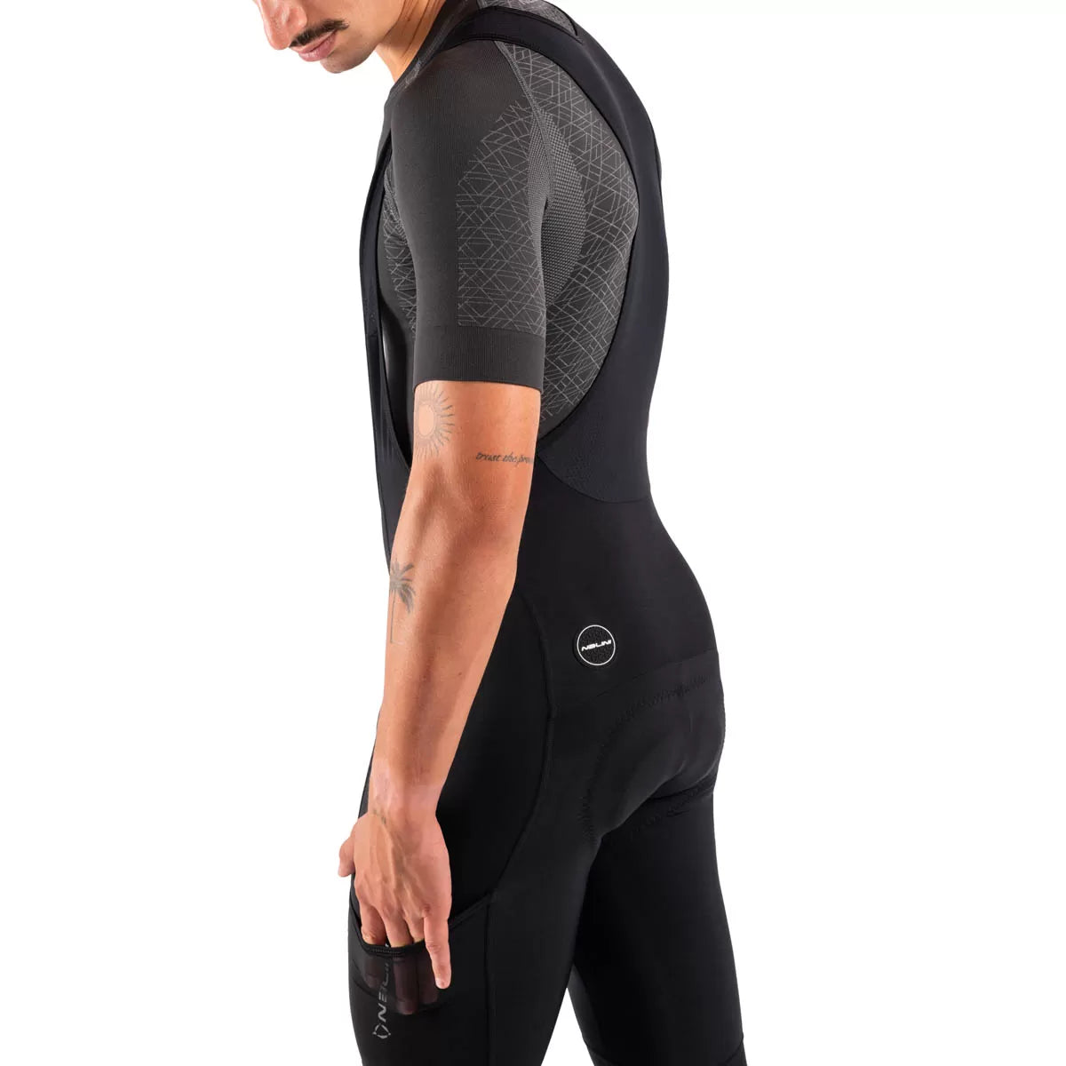 Culotte largo Nalini Pockets - Negro