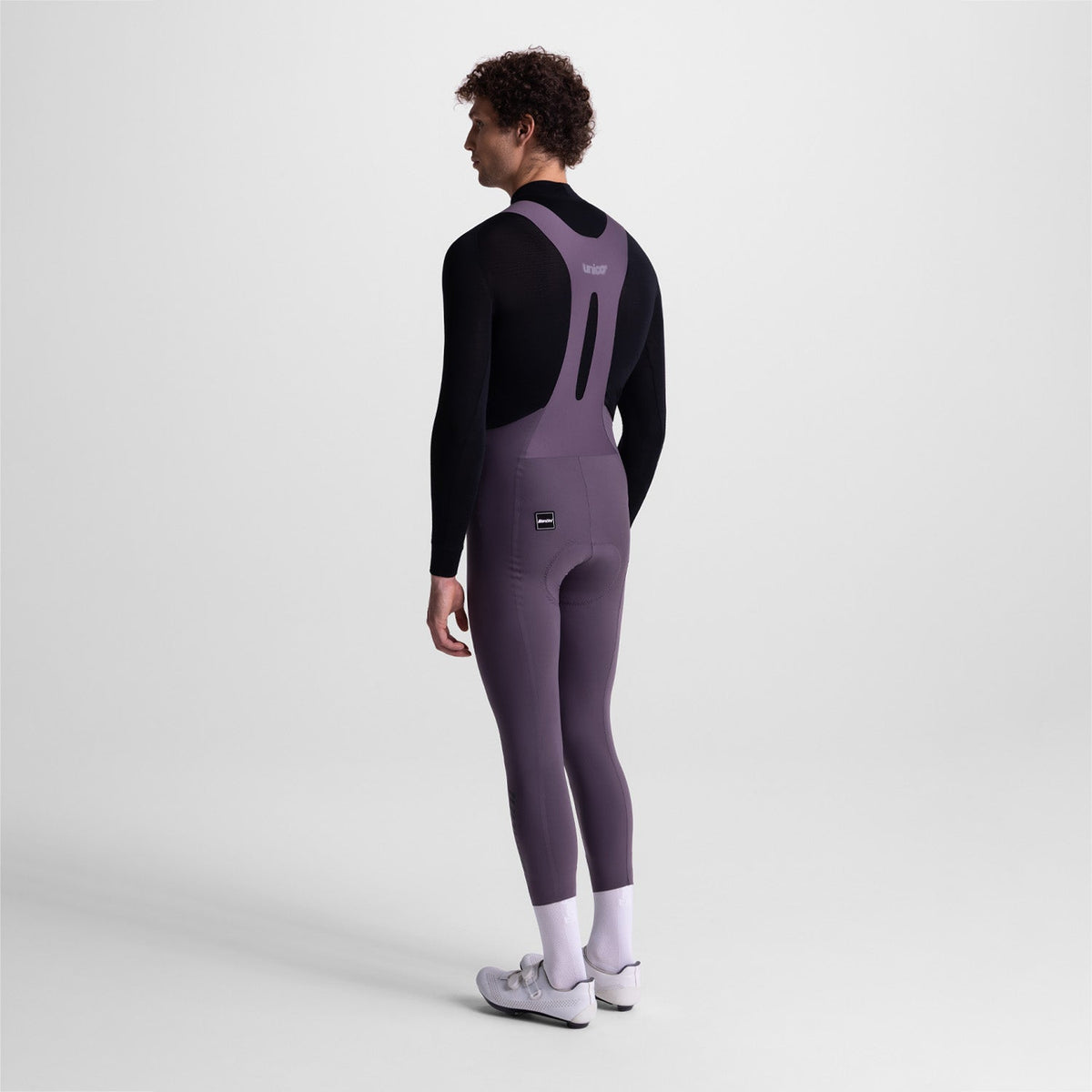 Radhose lang Santini Unico Edge 7/8 - Asche